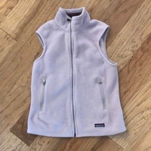 Purple fleece patagonia vest